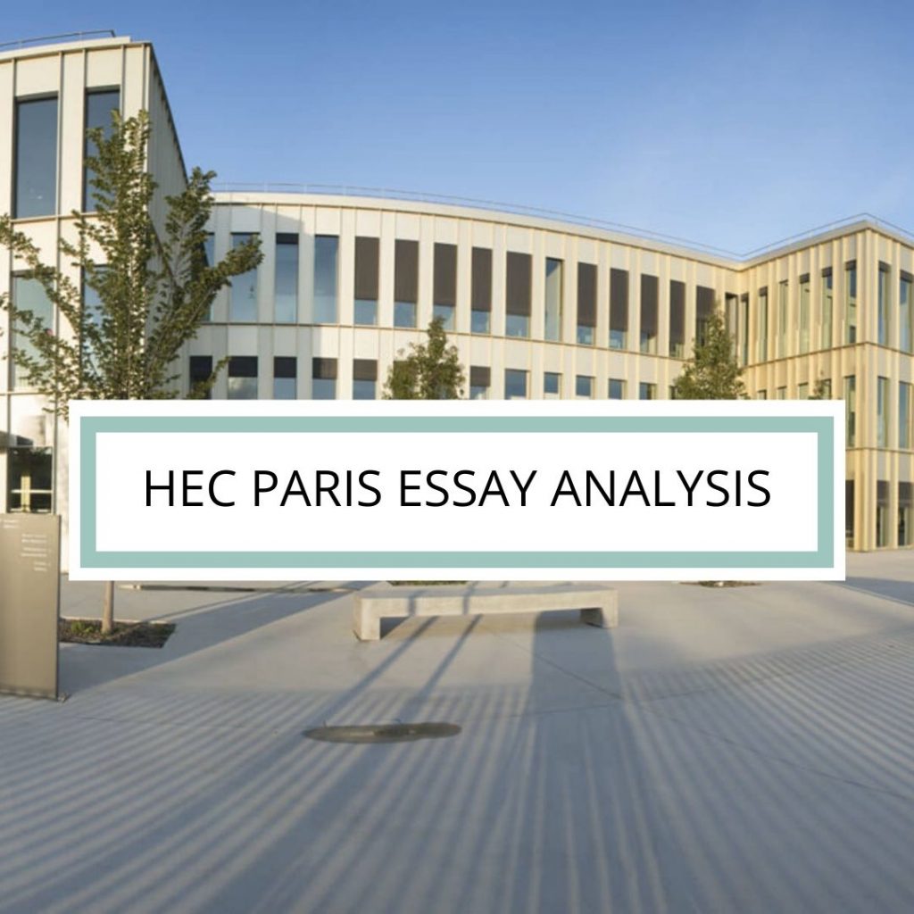 HEC MBA Essays