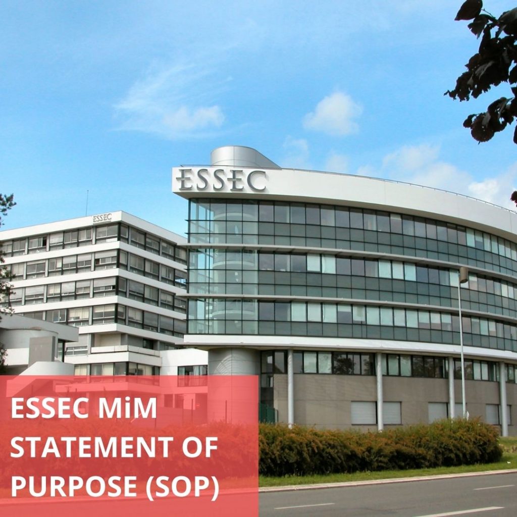 ESSEC MiM Statement of Purpose (SOP) - What is ESSEC Looking For?