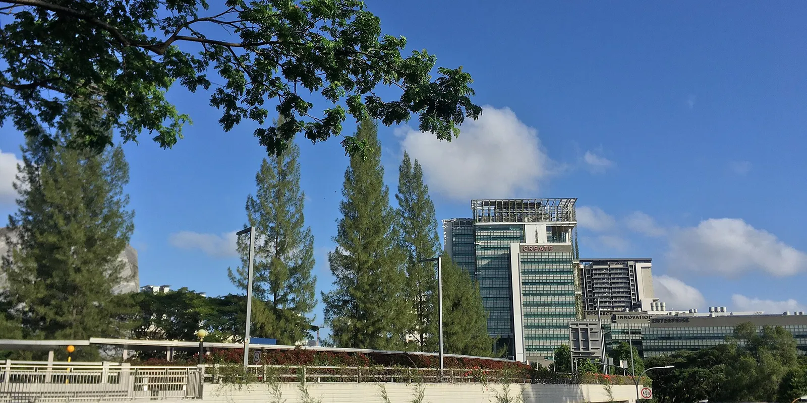 University Town Skyline from Northwest Kent Ridge Campus, National University of Singapore, February 2020