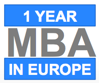 One year MBA programs in Europe